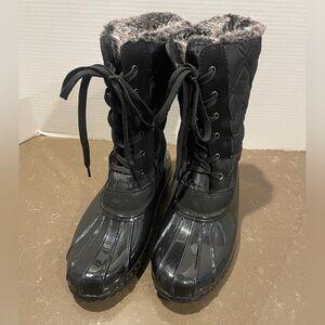 Sporto Women's Black Winter Boots